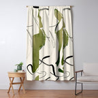 Abstract Minimal Horse Window Curtain Gallery Image 5