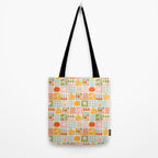 Colorful tropical summer mosaic tile art Tote Bag Gallery Image 2
