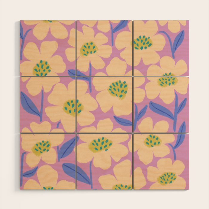 Blossom - Color Garden  Wood Wall Art Gallery Image 1