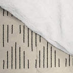 Modern Mudcloth 3, Black on Cream Comforter Gallery Image 4