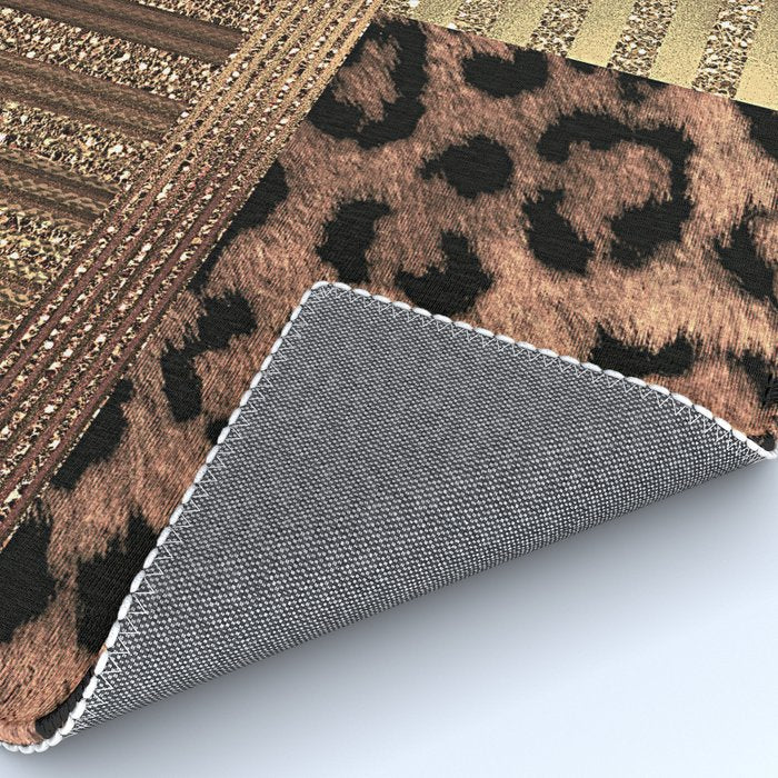 Gold Lioness Safari Chic Rug Gallery Image 4