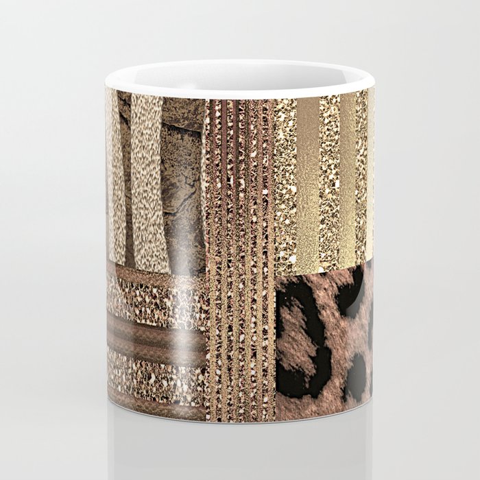 Gold Lioness Safari Chic Coffee Mug Gallery Image 4