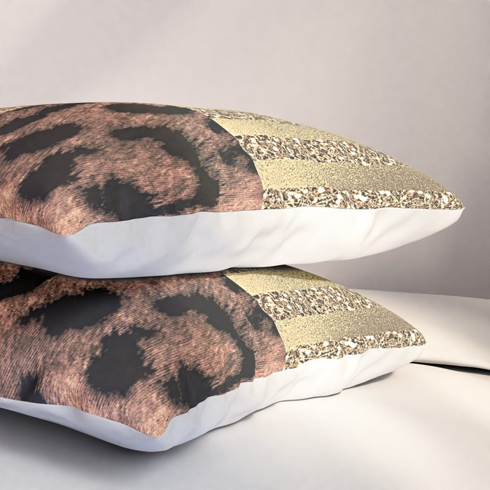 Gold Lioness Safari Chic Pillow Sham Gallery Image 3
