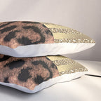 Gold Lioness Safari Chic Pillow Sham Gallery Image 3