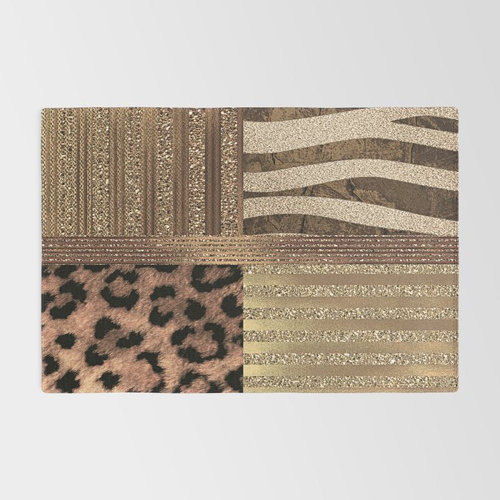 Gold Lioness Safari Chic Rug Gallery Image 2