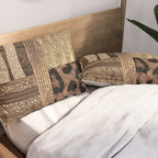 Gold Lioness Safari Chic Pillow Sham Gallery Image 2