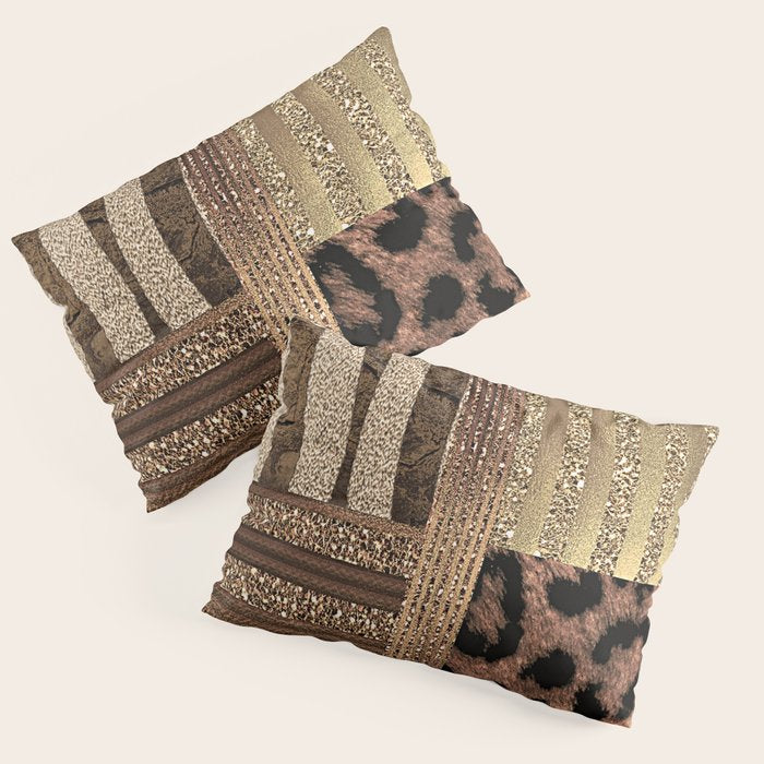 Gold Lioness Safari Chic Pillow Sham Gallery Image 3