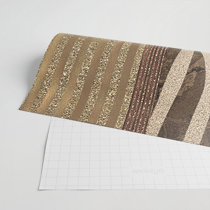Gold Lioness Safari Chic Wrapping Paper Gallery Image 2