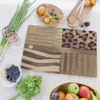 Gold Lioness Safari Chic Cutting Board Gallery Image 2