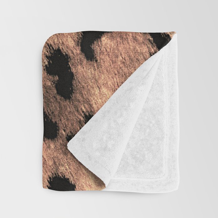 Gold Lioness Safari Chic Throw Blanket Gallery Image 3