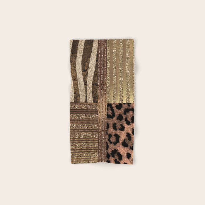 Gold Lioness Safari Chic Bath Towel Gallery Image 1