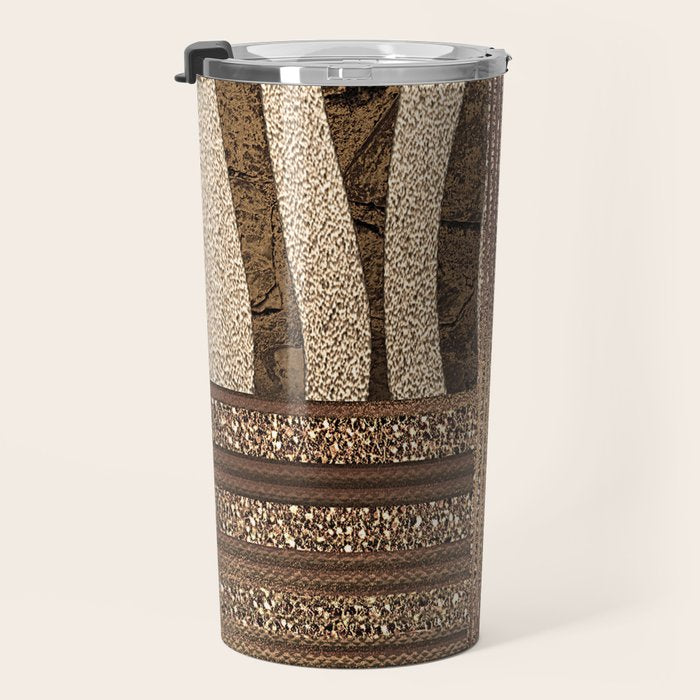 Gold Lioness Safari Chic Travel Mug Gallery Image 3