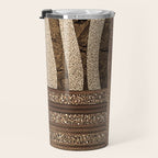 Gold Lioness Safari Chic Travel Mug Gallery Image 3