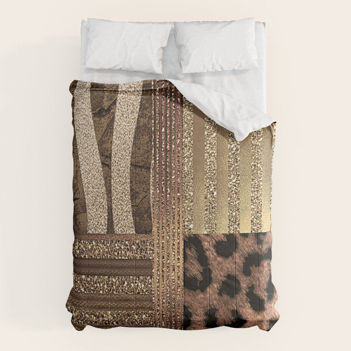 Gold Lioness Safari Chic Comforter Gallery Image 1