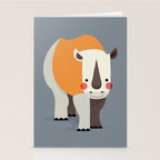 Rhinoceros, Wildlife of Africa Stationery Card Gallery Image 2