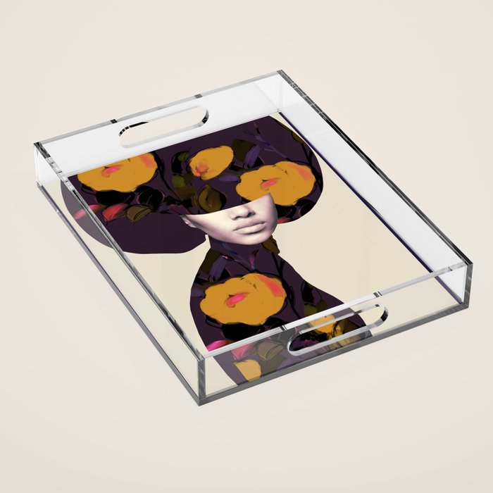 Portrait 4 Acrylic Tray Gallery Image 1