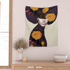 Portrait 4 Wall Tapestry Gallery Image 2