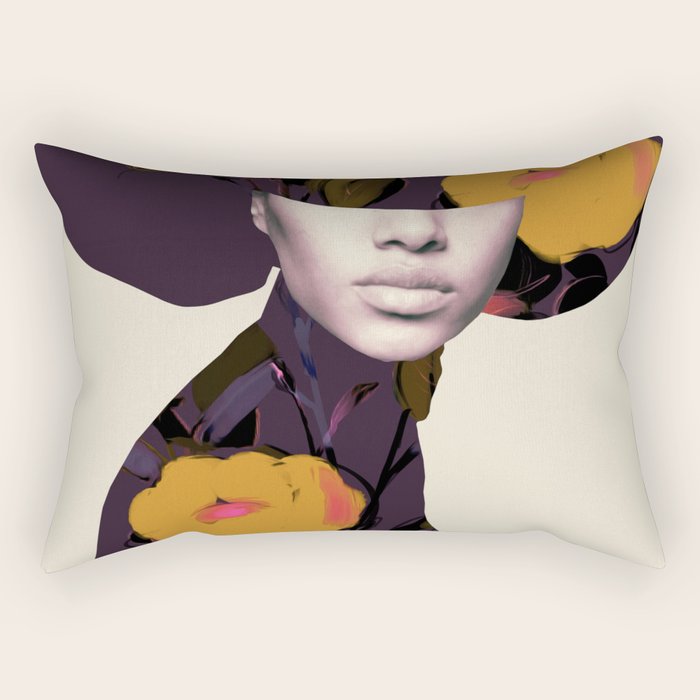 Portrait 4 Rectangular Pillow Gallery Image 1