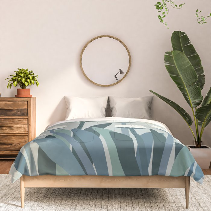 Cat and Plant 76 Comforter Gallery Image 3