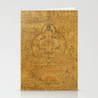 Buddhist Thangka Avalokiteshvara Shadakshari-Lokeshvara Stationery Card Gallery Image 2