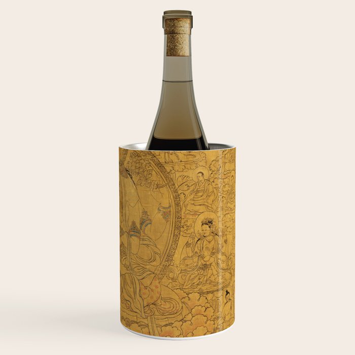 Buddhist Thangka Avalokiteshvara Shadakshari-Lokeshvara Wine Chiller Gallery Image 3