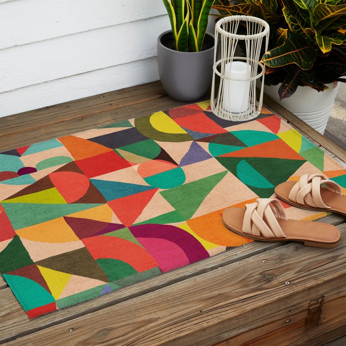 Color Field Outdoor Rug Gallery Image 2