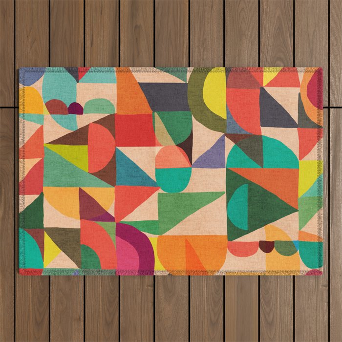 Color Field Outdoor Rug Gallery Image 1