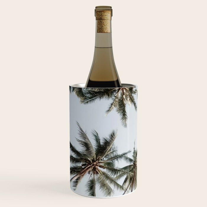 Palm Canopy - Minimal Tropical Wall Art Wine Chiller Gallery Image 2