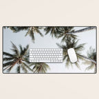 Palm Canopy - Minimal Tropical Wall Art Desk Mat Gallery Image 1