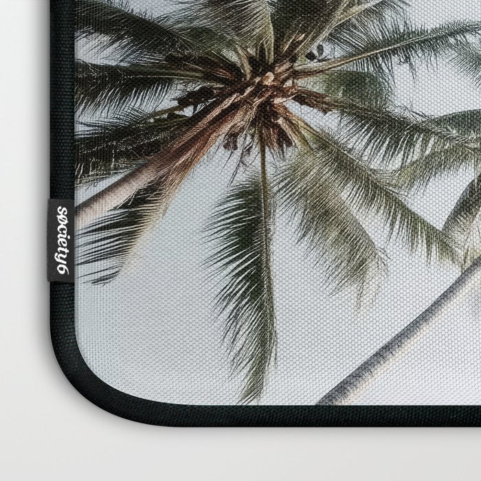 Palm Canopy - Minimal Tropical Wall Art Laptop Sleeve Gallery Image 3