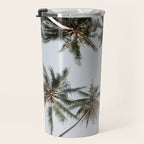 Palm Canopy - Minimal Tropical Wall Art Travel Mug Gallery Image 3