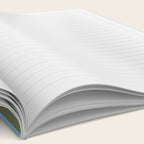 Air Blue Olive Stripes - Cozy Heirloom Notebook Gallery Image 2