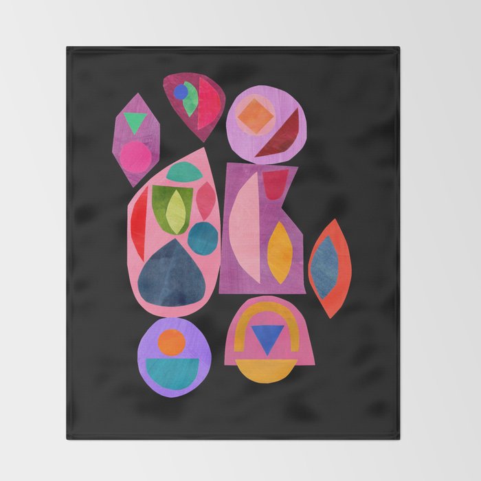 Midnight Mirror Throw Blanket Gallery Image 2