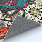 dragon tattoo dark Rug Gallery Image 4