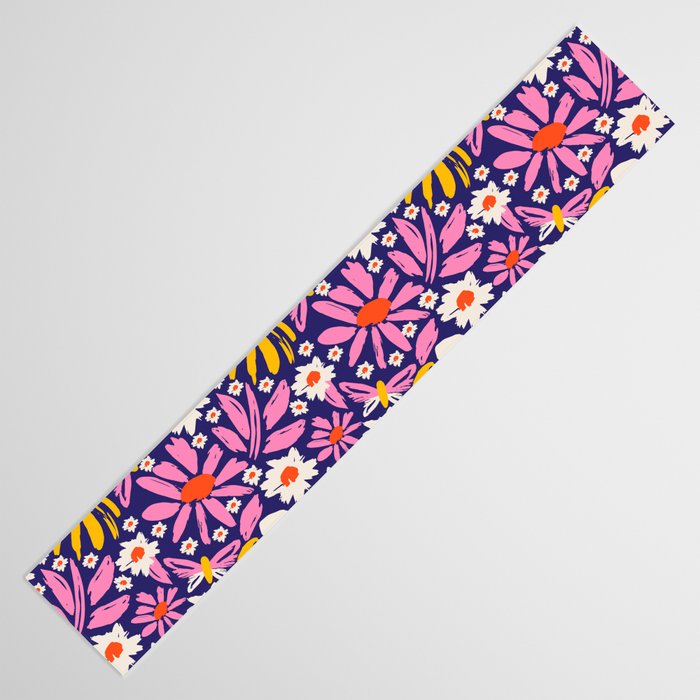 Wild Floral - Red, Blue and Pink Table Runner Gallery Image 3