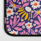 Wild Floral - Red, Blue and Pink Laptop Sleeve Gallery Image 3
