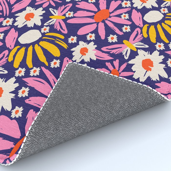 Wild Floral - Red, Blue and Pink Rug Gallery Image 4
