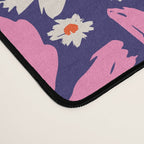 Wild Floral - Red, Blue and Pink Desk Mat Gallery Image 4