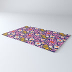 Wild Floral - Red, Blue and Pink Rug Gallery Image 3