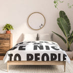 Work hard and be nice to people Comforter Gallery Image 3