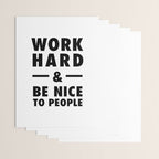 Work hard and be nice to people Wrapping Paper Gallery Image 3