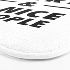 Work hard and be nice to people Bath Mat Gallery Image 3