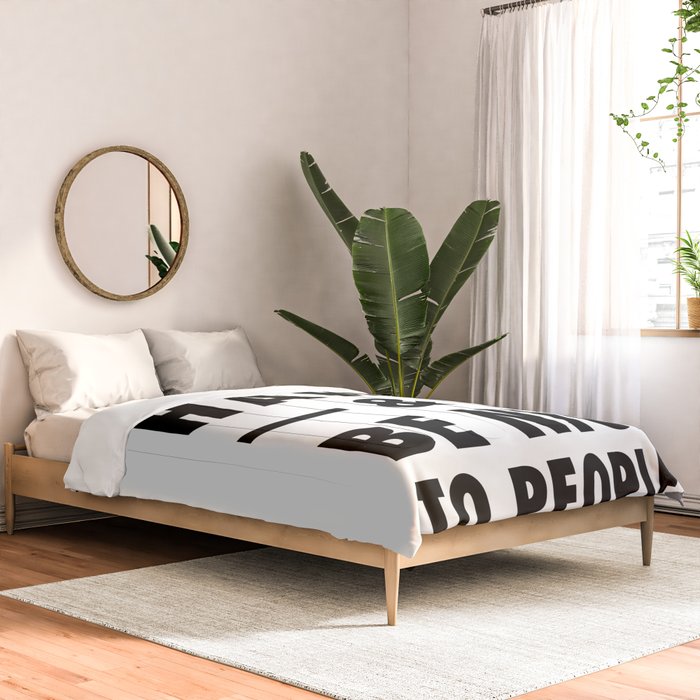 Work hard and be nice to people Comforter Gallery Image 2