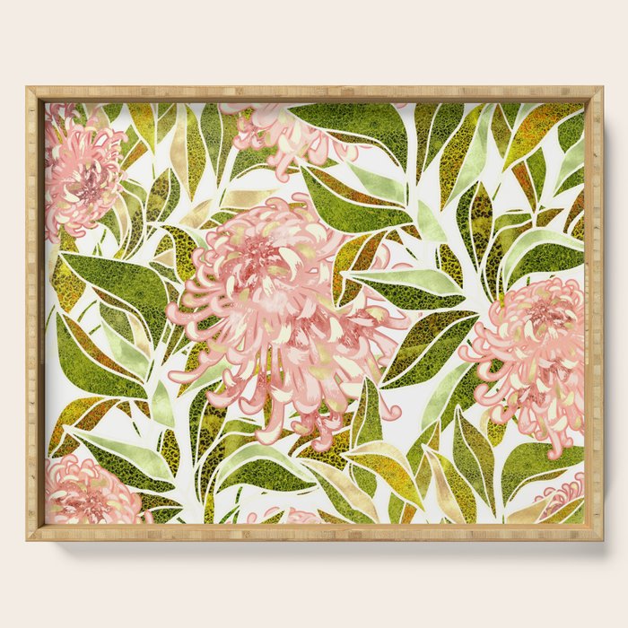 Spring Floral II Serving Tray Gallery Image 1