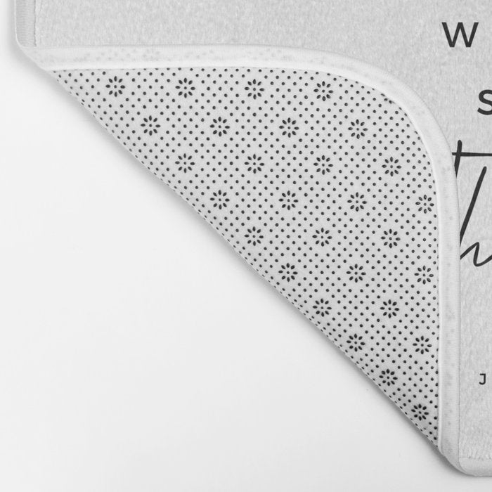 Joshua 24 15 Bible Verse Print But As For Me And My House We Will Serve The Lord Scripture Christian Bath Mat Gallery Image 2