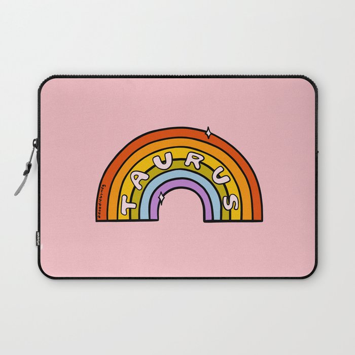 Taurus Rainbow Laptop Sleeve Gallery Image 1