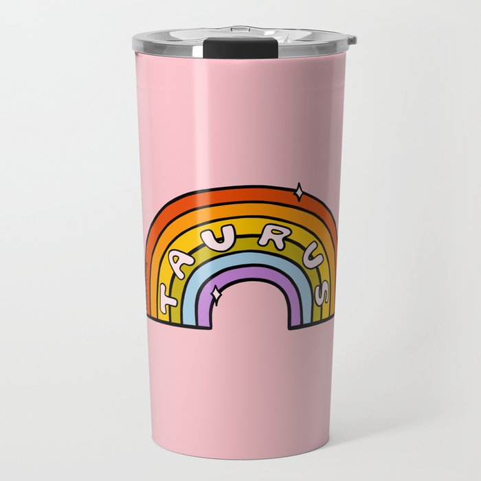 Taurus Rainbow Travel Mug Gallery Image 1
