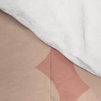 Terracotta Pink Retro Flower Comforter Gallery Image 4