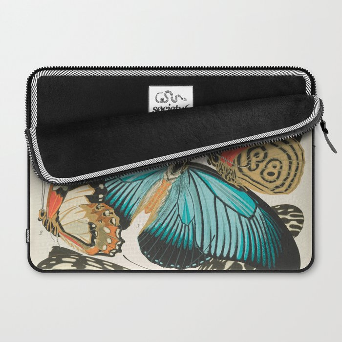 Butterfly Print by E.A. Seguy, 1925 #2 Laptop Sleeve Gallery Image 2