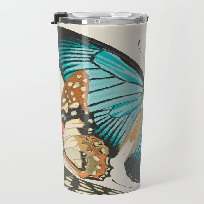 Butterfly Print by E.A. Seguy, 1925 #2 Travel Mug Gallery Image 3